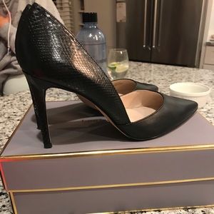 Louise et Cie black leather pumps size 9